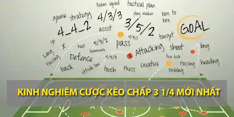 Kinh nghiệm cược kèo chấp 3 1/4